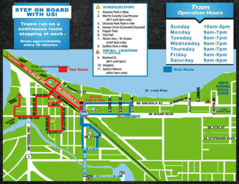 Parking & Tram - Historic Downtown Stuart